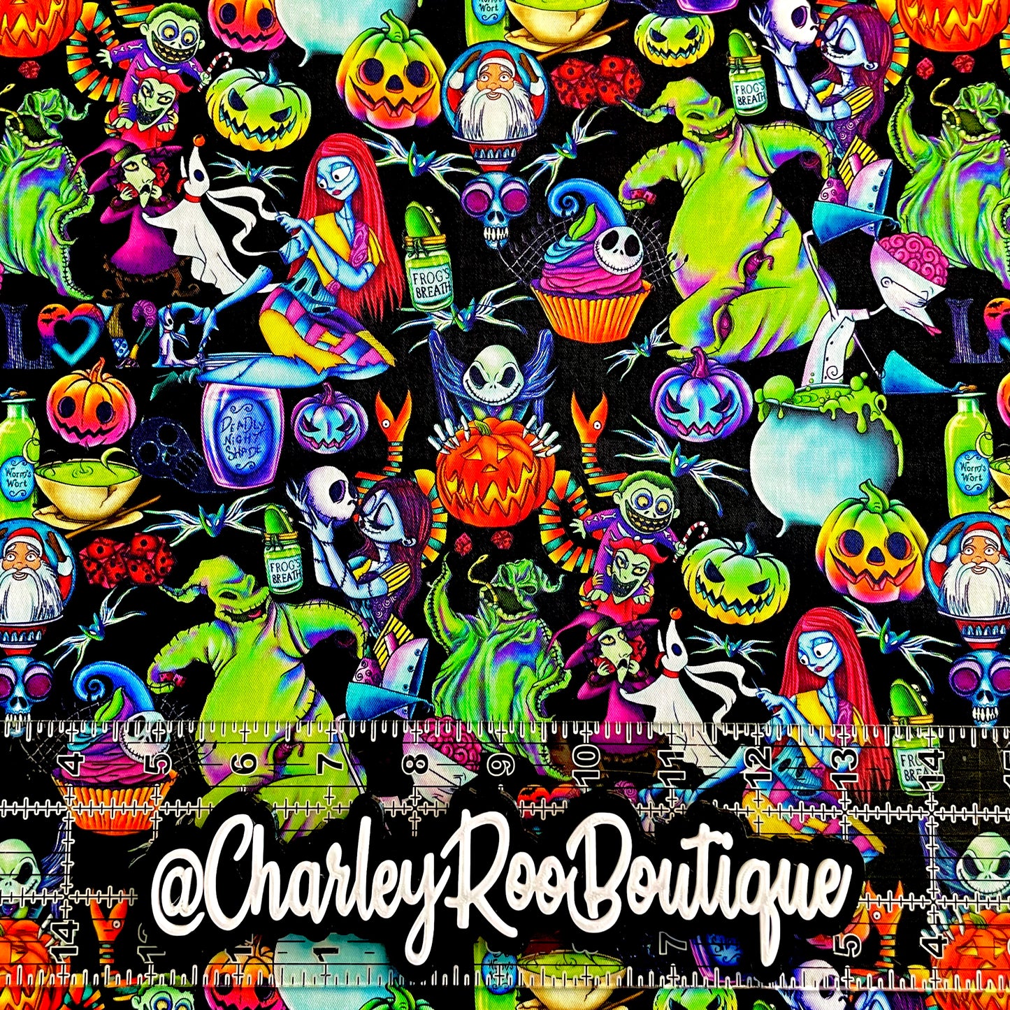 9x14 Tumbler Cut, Custom Fabric, CW Cotton Woven, High Quality, Mask Cut, Tumbler Fabric, NBC, Cupcake, Black