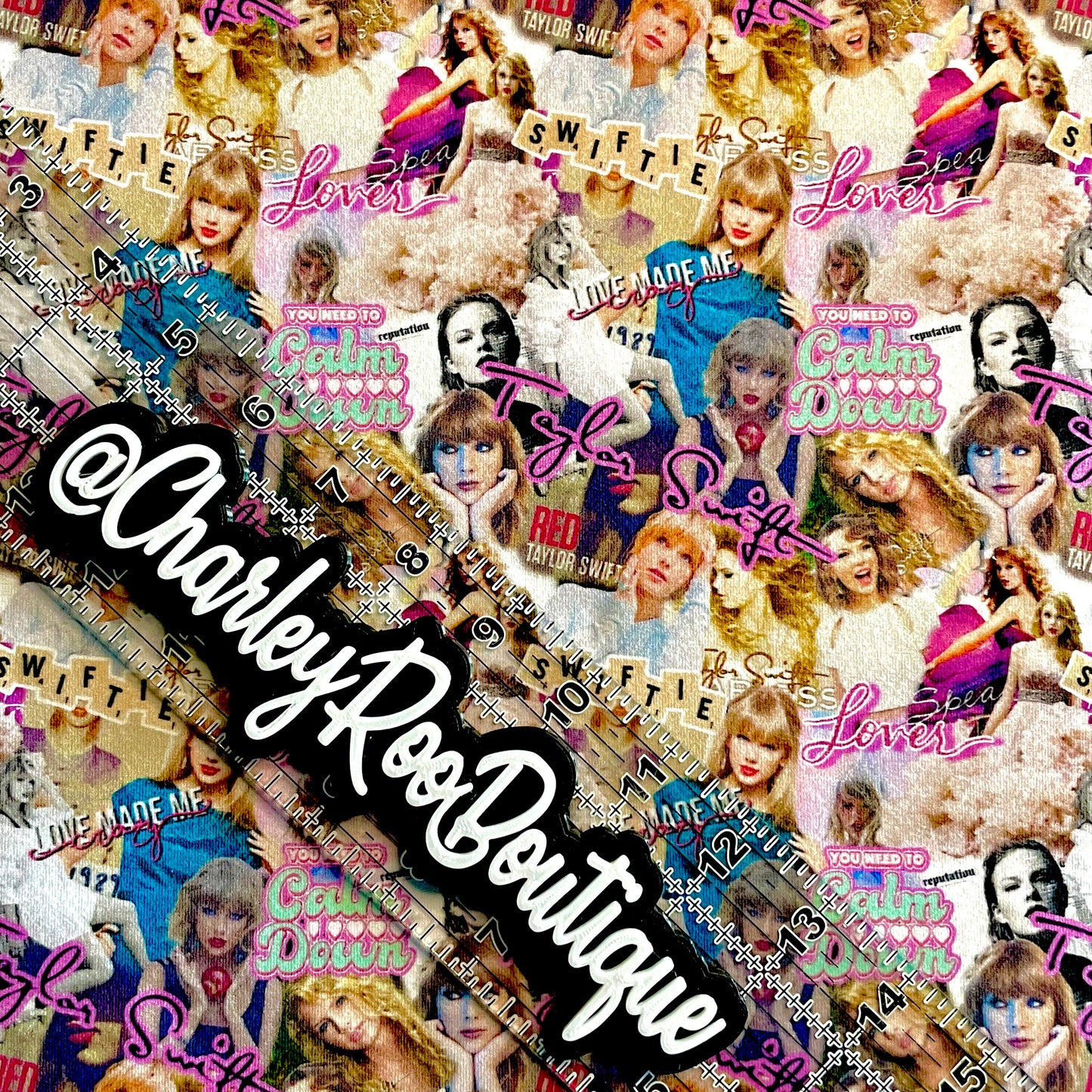 9x14 Tumbler Cut, Custom Fabric, CottonSpandex, High Quality, Mask Cut, Tumbler Fabric, TSwift Album Covers, Small Scale