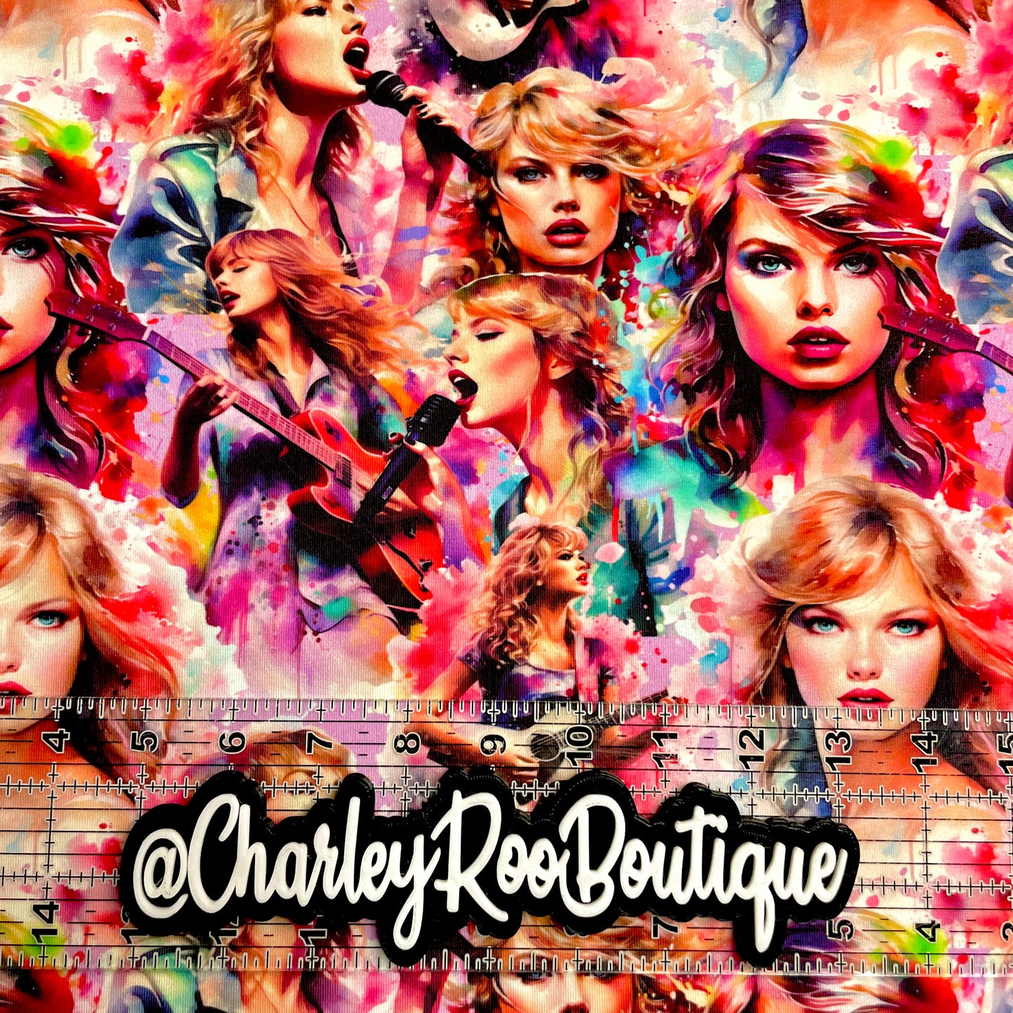 Exclusive, 9x14 Tumbler Cut, Custom Fabric, CottonSpandex, High Quality, Tumbler Fabric, Swiftie, TSwift Portraits, Lavender