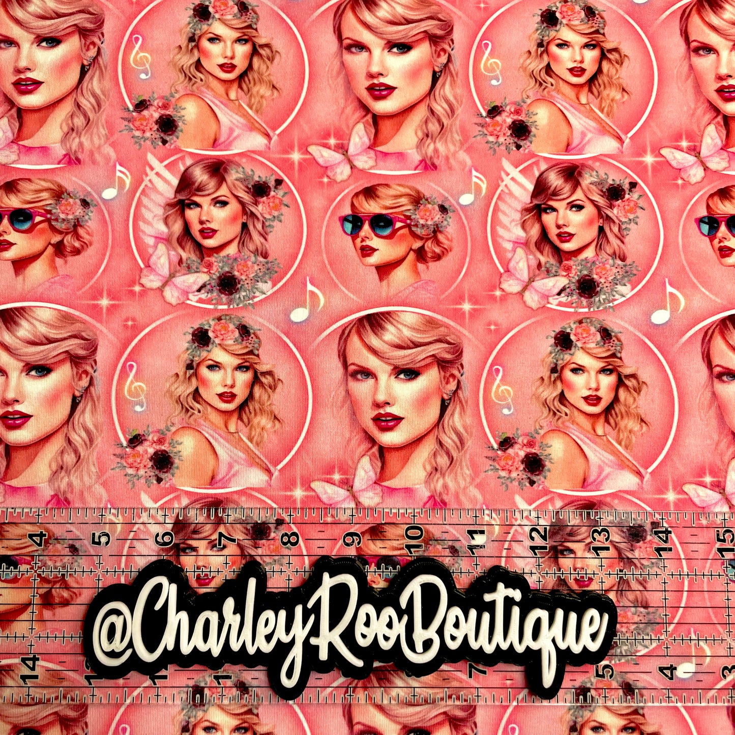 Exclusive, 9x14 Tumbler Cut, Custom Fabric, CottonSpandex, High Quality, Tumbler Fabric, Swiftie, Pink TSwift Frames