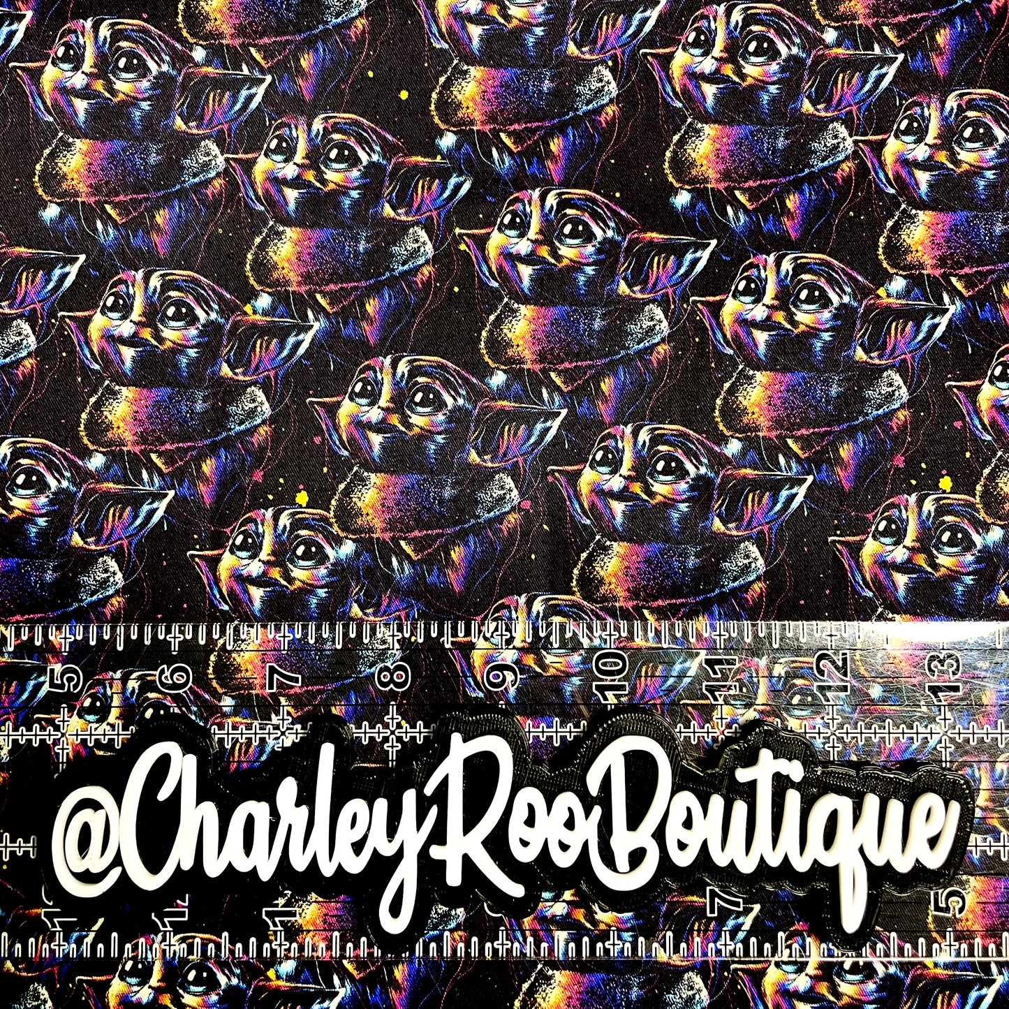 9x14 Tumbler Cut, Custom Fabric, CW Cotton Woven, High Quality, Mask Cut, Tumbler Fabric, Neon, Black, Child