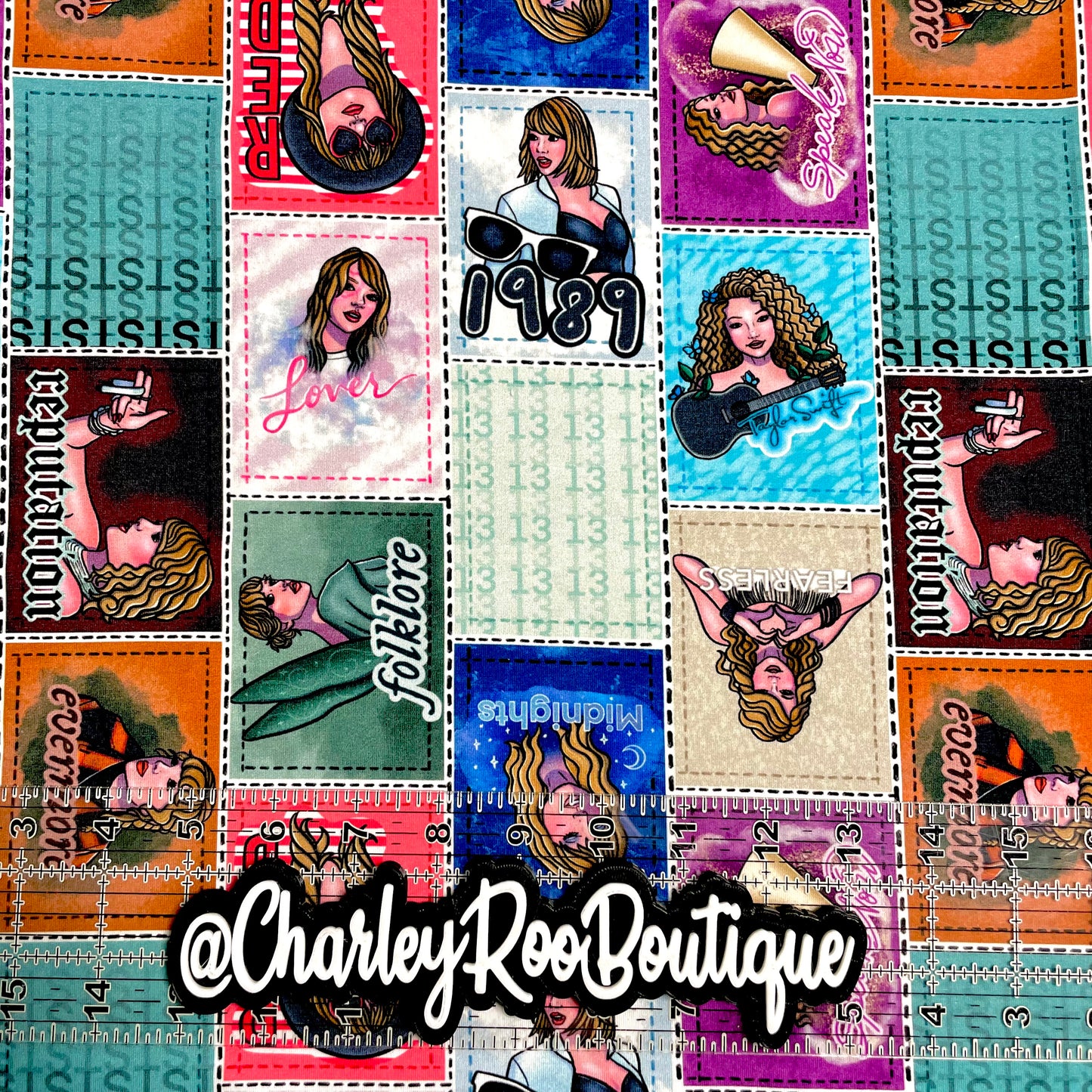 9x14 Tumbler Cut, Custom Fabric, CottonSpandex, High Quality, Mask Cut, Tumbler Fabric, Swiftie, Taylor, Art Frames