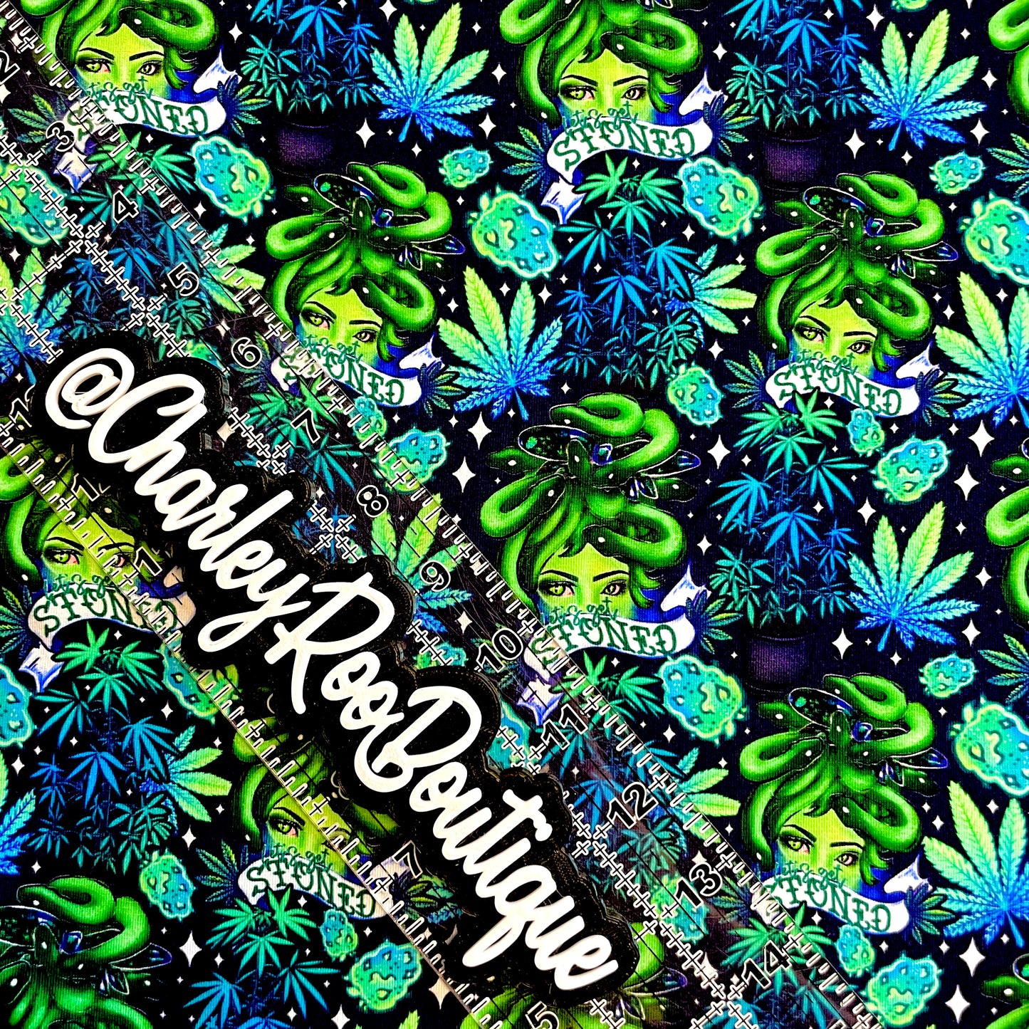 9x14 Tumbler Cut, Custom Fabric, CottonSpandex, High Quality, Mask Cut, Tumbler Fabric, Naughty, Medusa, Lets Get Stoned