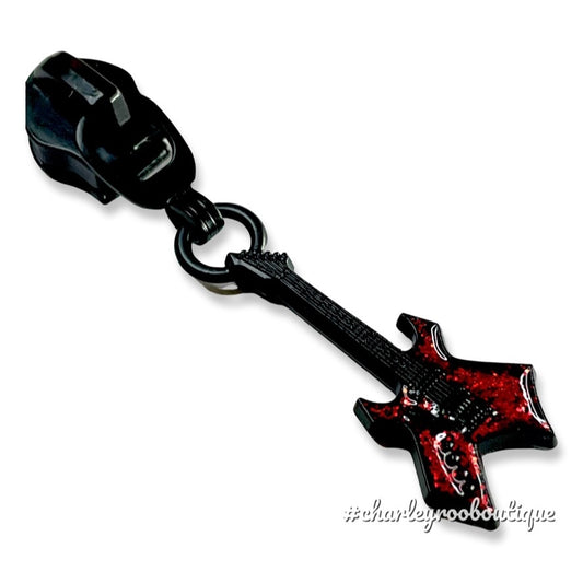 Zipper Pull, Electric Guitar, Rock, Stranger Friends, Enamel