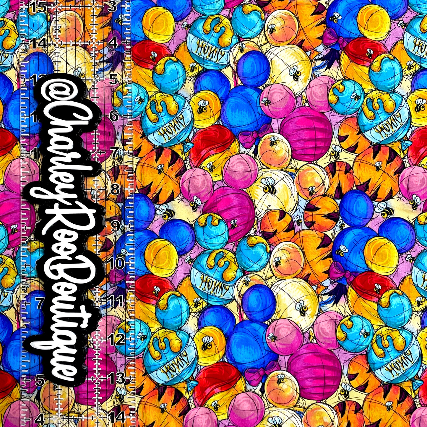 9x14 Tumbler Cut, Custom Fabric, CottonSpandex, High Quality, Mask Cut, Tumbler Fabric, Bubble Pooh
