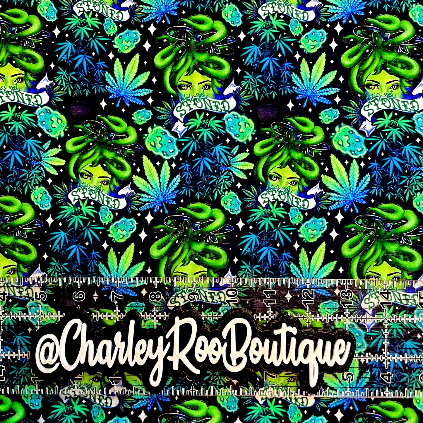 9x14 Tumbler Cut, Custom Fabric, CottonSpandex, High Quality, Mask Cut, Tumbler Fabric, Naughty, Medusa, Lets Get Stoned