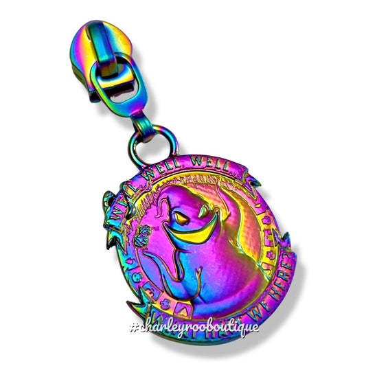 Zipper Pull, Large Oogie, MZ, Rainbow Matte