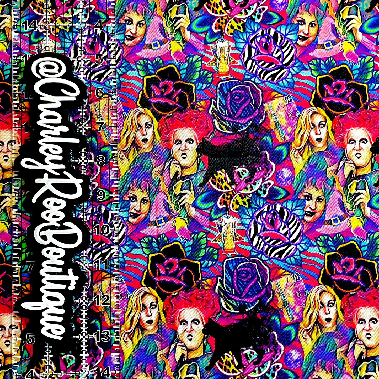 9x14 Tumbler Cut, Custom Fabric, CW Cotton Woven, High Quality, Mask Cut, Tumbler Fabric, LF Style Hocus
