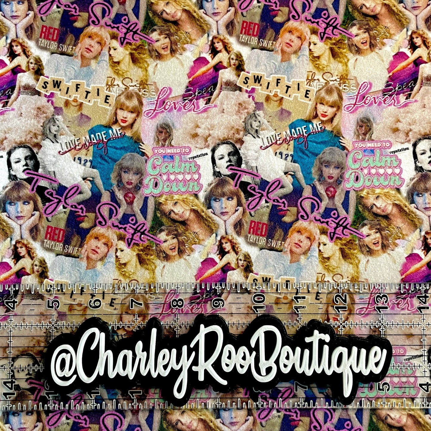 9x14 Tumbler Cut, Custom Fabric, CottonSpandex, High Quality, Mask Cut, Tumbler Fabric, TSwift Album Covers, Small Scale