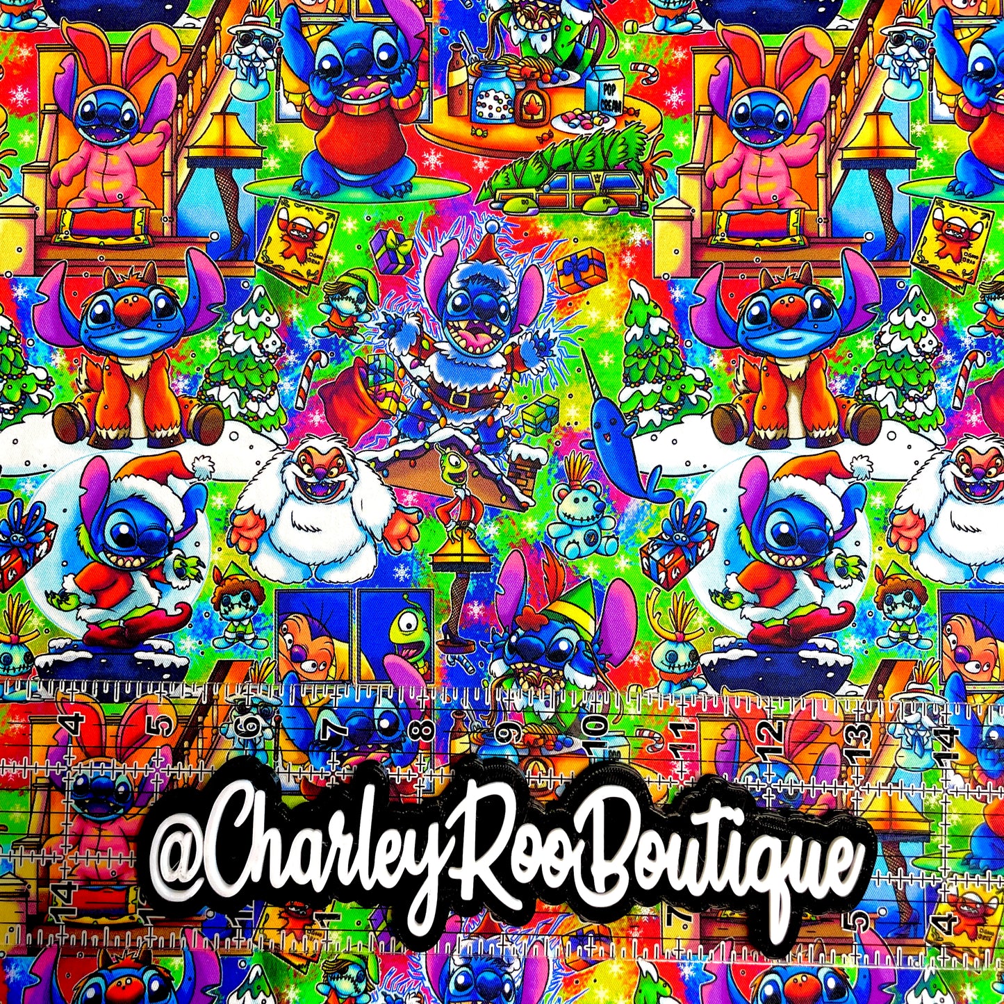 9x14 Tumbler Cut, Custom Fabric, CW Cotton Woven, High Quality, Mask Cut, Tumbler Fabric, Christmas, Stitch, Classic Movies