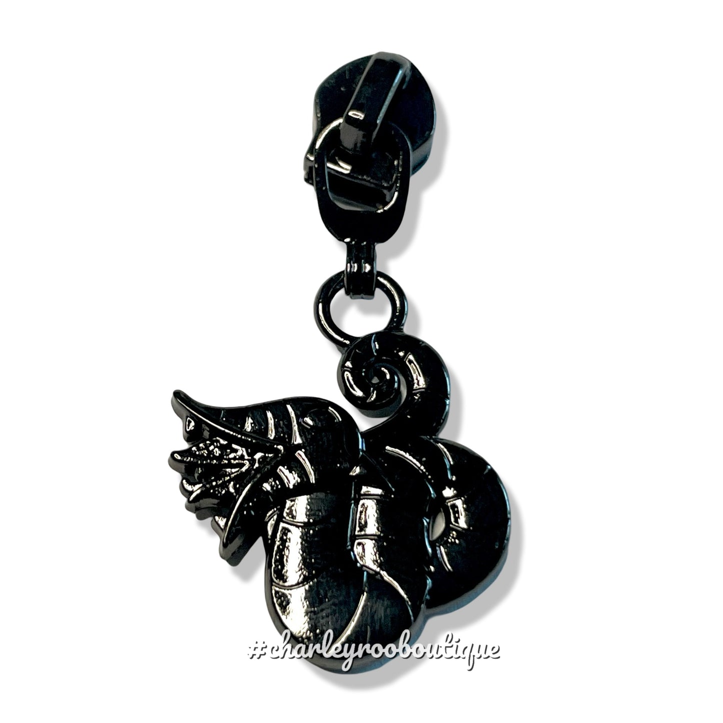 Zipper Pull, Sandsnake, BJ, Gunmetal