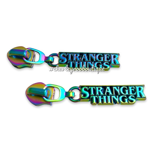 Zipper Pull, Strange Friends, Matte Rainbow