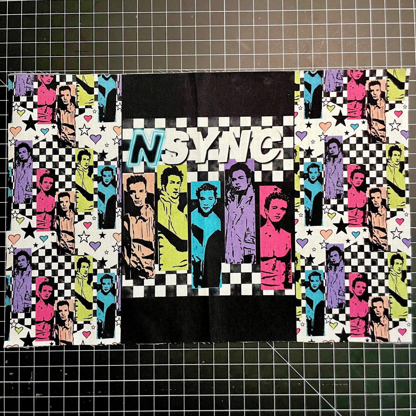 9x14 Tumbler Cut, Custom Fabric, CW Cotton Woven, High Quality, Mask Cut, Tumbler Fabric, Boy Band, 90s, Precut