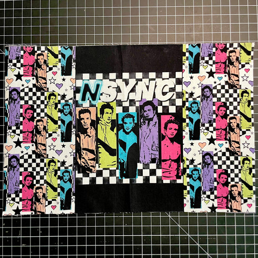 9x14 Tumbler Cut, Custom Fabric, CW Cotton Woven, High Quality, Mask Cut, Tumbler Fabric, Boy Band, 90s, Precut