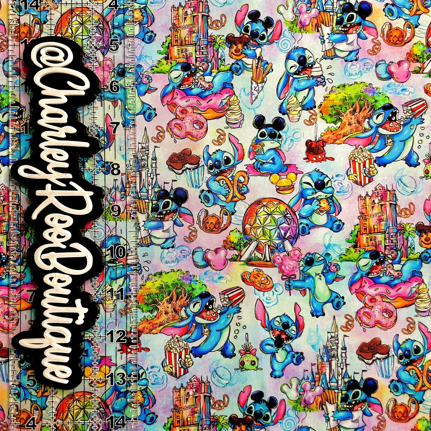 9x14 Tumbler Cut, Custom Fabric, CW Cotton Woven, High Quality, Tumbler Fabric, Stitch Snacks, Small Scale
