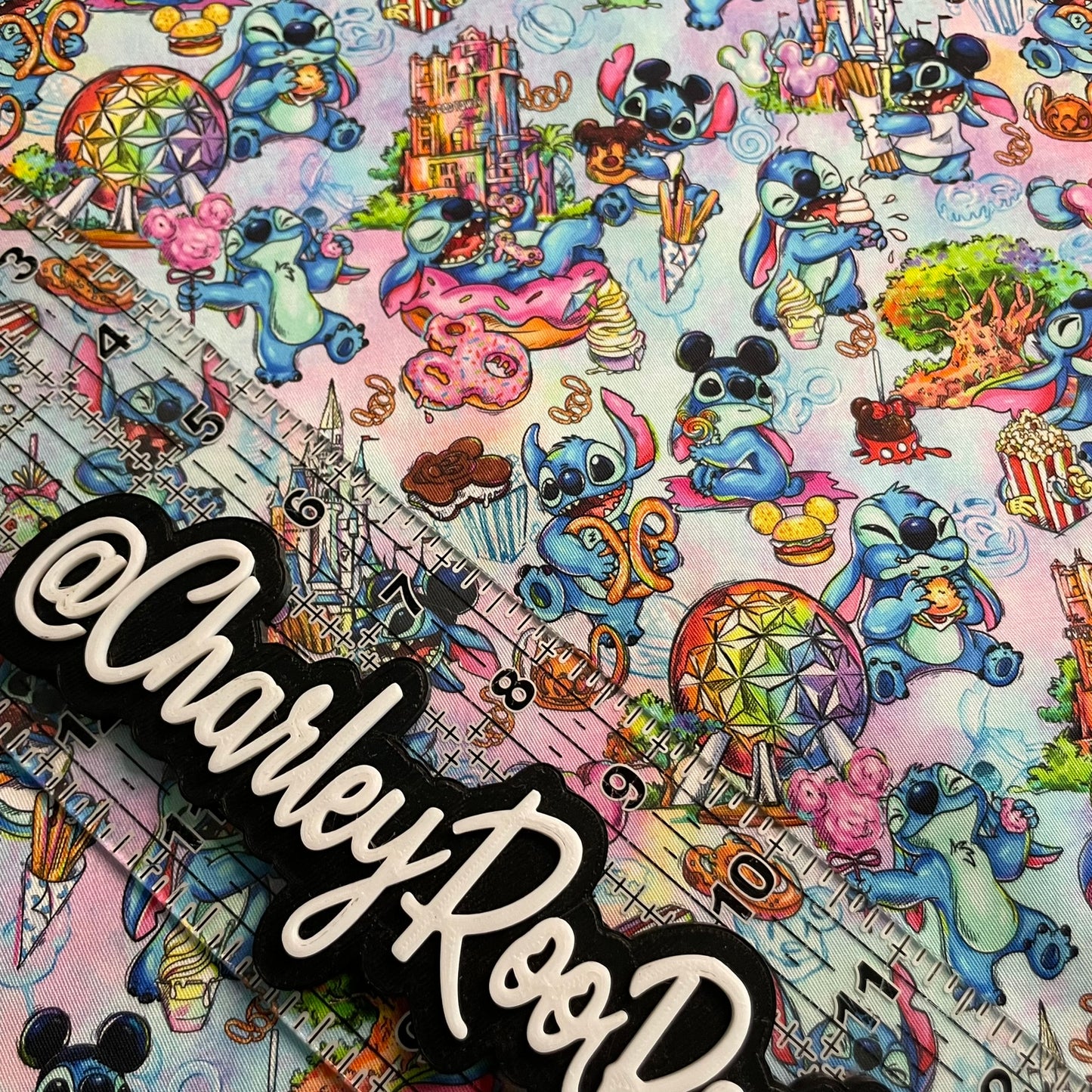 9x14 Tumbler Cut, Custom Fabric, CW Cotton Woven, High Quality, Tumbler Fabric, Stitch Snacks, Small Scale