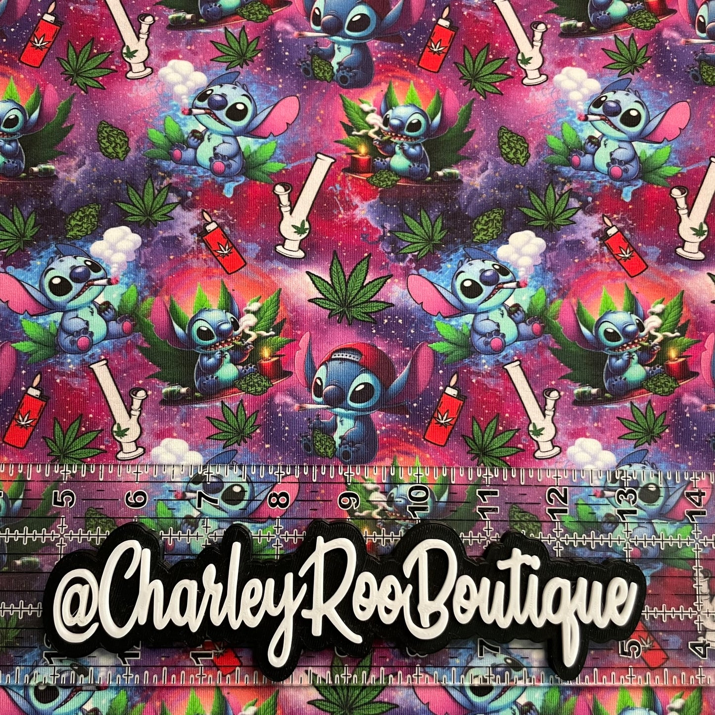 Exclusive, 9x14 Tumbler Cut, Custom Fabric, CottonSpandex, High Quality, Tumbler Cut, Weed, 420, Stoney Stitch