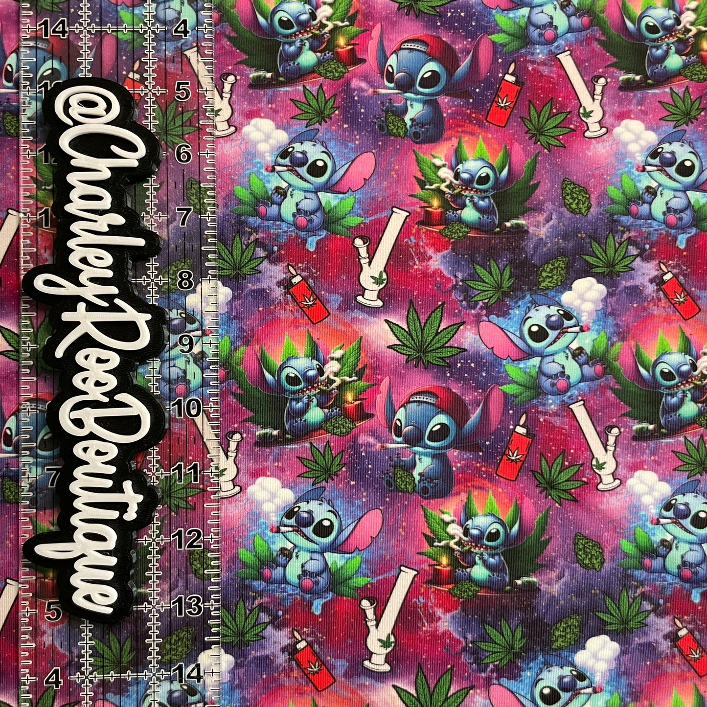 Exclusive, 9x14 Tumbler Cut, Custom Fabric, CottonSpandex, High Quality, Tumbler Cut, Weed, 420, Stoney Stitch