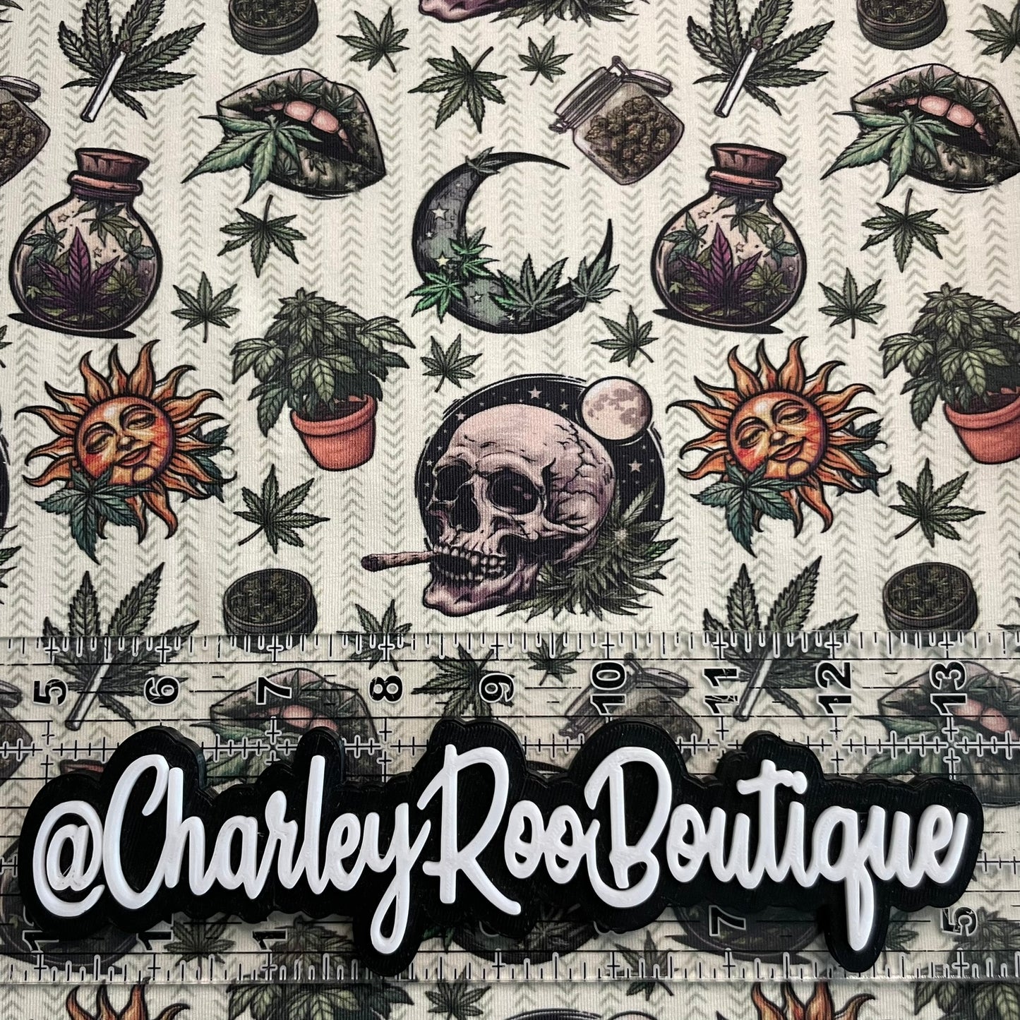 Exclusive, 9x14 Tumbler Cut, Custom Fabric, CottonSpandex, High Quality, Tumbler Cut, Weed, 420, Spooky Vibes, Arrows