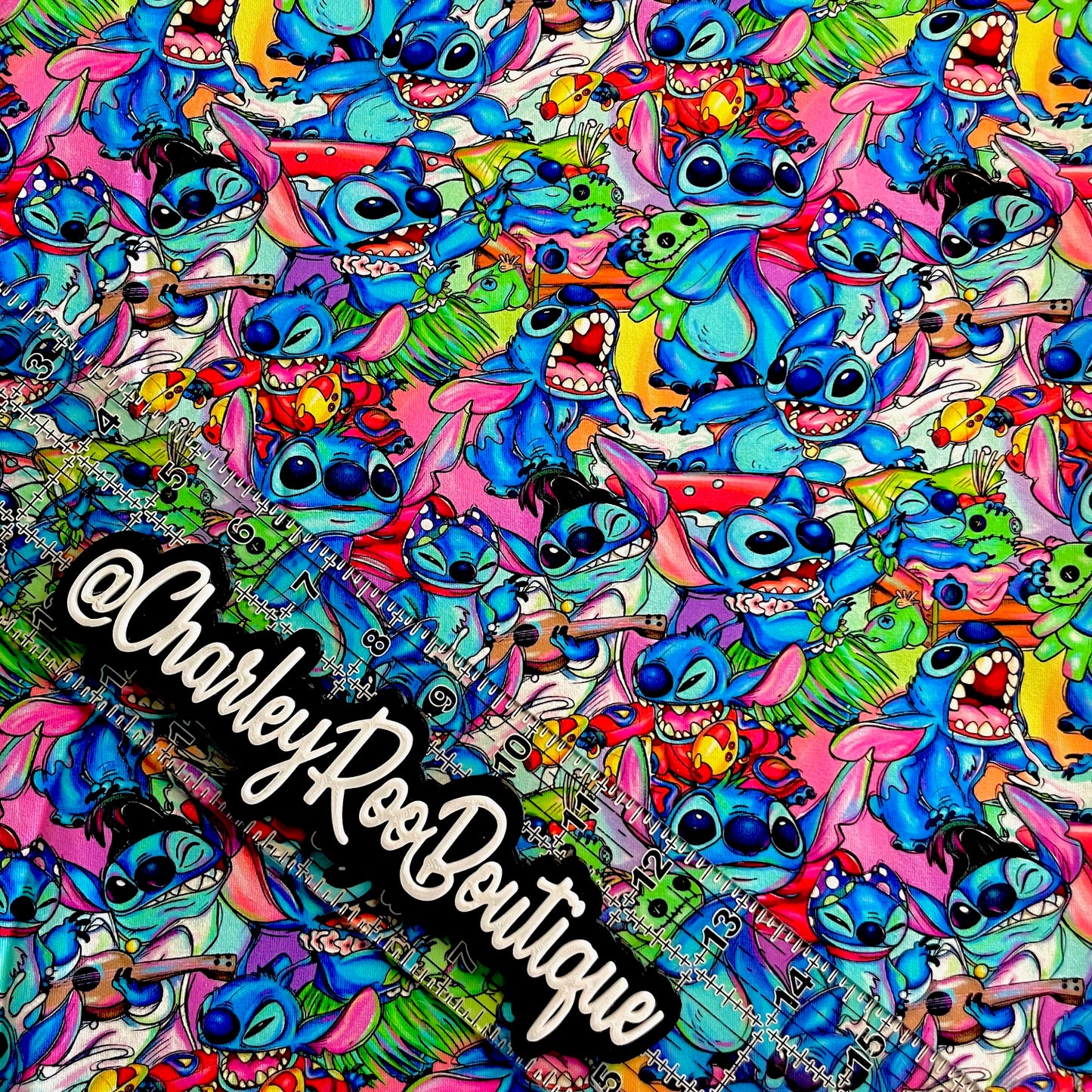 9x14 Tumbler Cut, Custom Fabric, CottonSpandex, High Quality, Tumbler Fabric, Stitch Ohana Stack