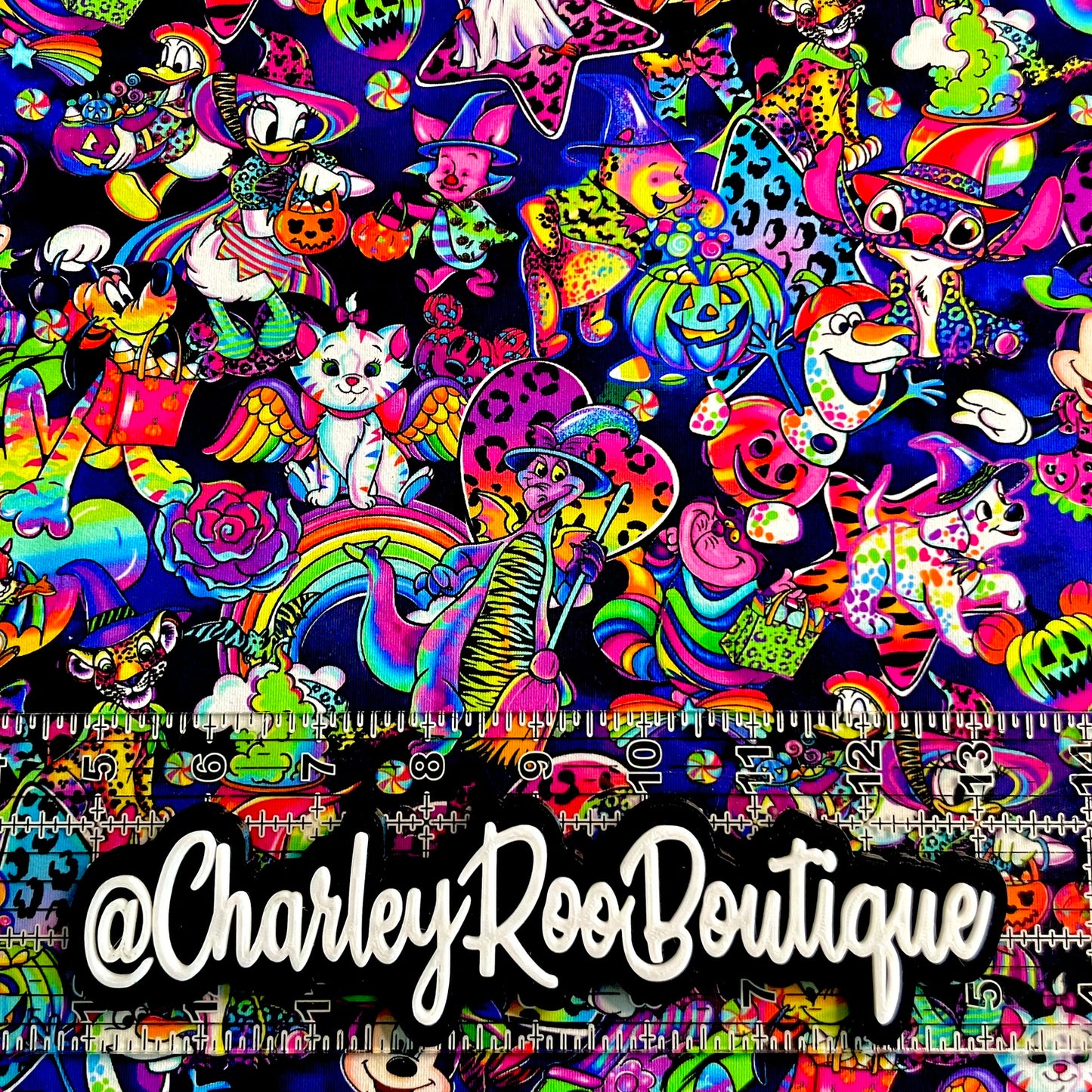 9x14 Tumbler Cut, Custom Fabric, CottonSpandex, High Quality, Tumbler Fabric, Lisa Frank, Disney Halloween