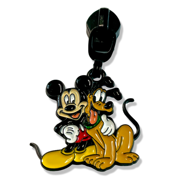 Zipper Pull, Pluto & Mickey