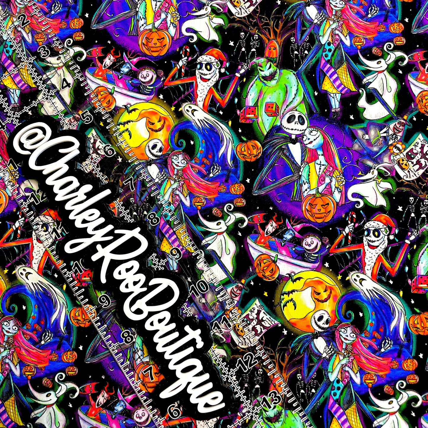 9x14 Tumbler Cut, Custom Fabric, CottonSpandex, High Quality, Mask Cut, Tumbler Fabric, Burton, Skellington, NBC