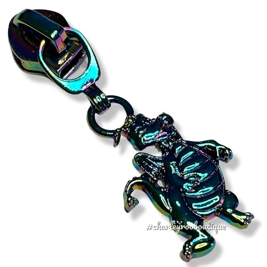 Zipper Pull, Imagination, Dragon, Rainbow