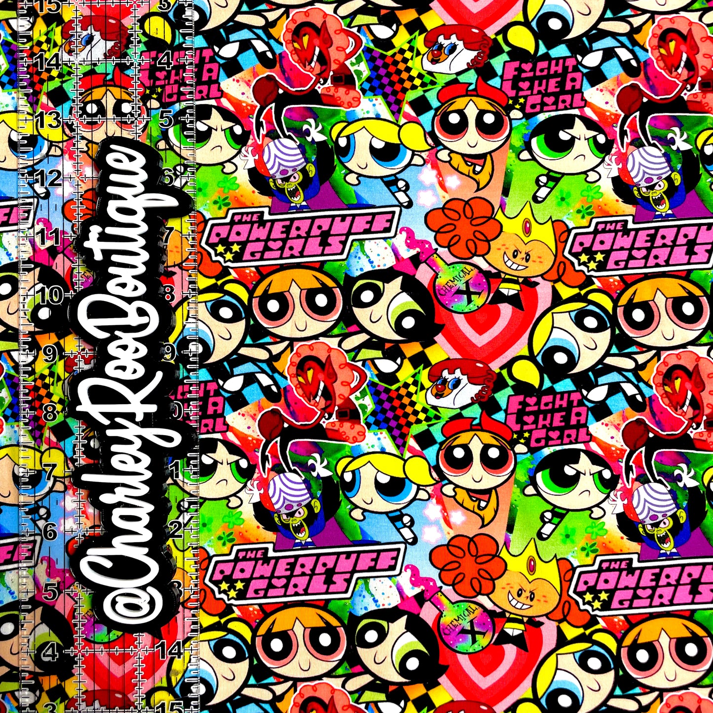 9x14 Tumbler Cut, Custom Fabric, CottonSpandex, High Quality, Mask Cut, Tumbler Fabric, Power Girls Stack, New