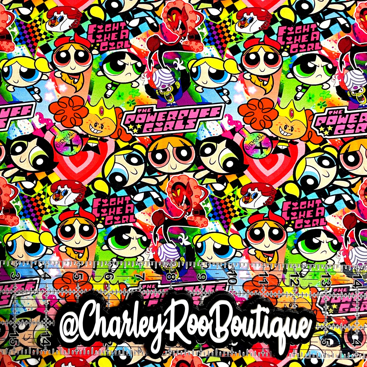 9x14 Tumbler Cut, Custom Fabric, CottonSpandex, High Quality, Mask Cut, Tumbler Fabric, Power Girls Stack, New