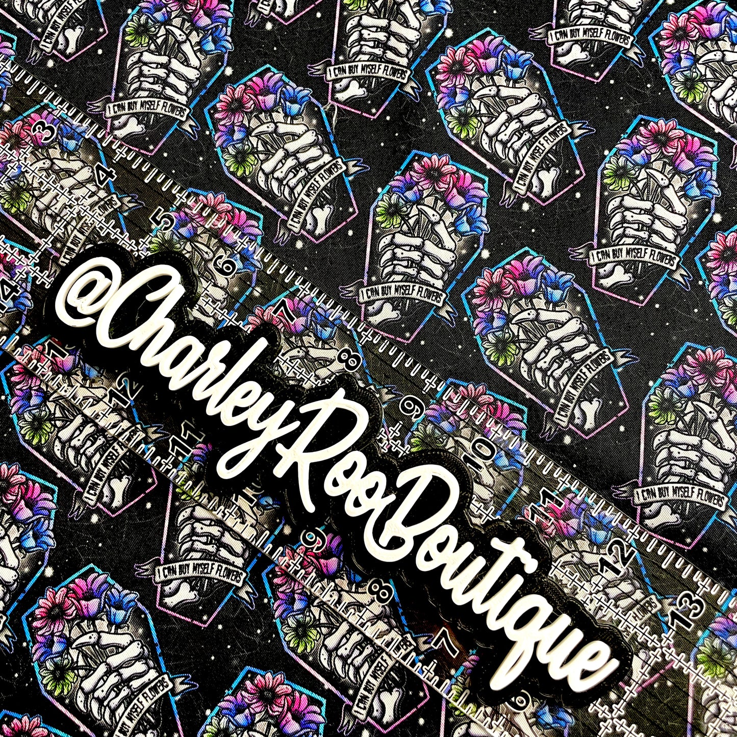 9x14 Tumbler Cut, Custom Fabric, CW Cotton Woven, High Quality, Mask Cut, Tumbler Fabric, BuyMyselfFlowers