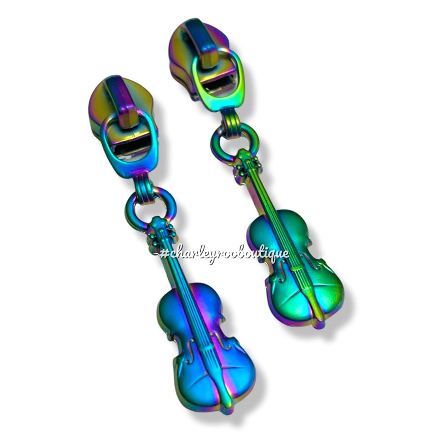 Zipper Pull, Cello, Wednesday, Rainbow Matte