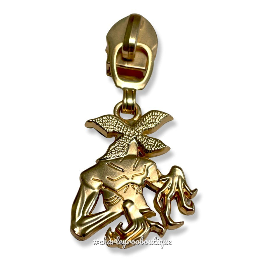 Zipper Pull, Strange Monster, Misty Gold