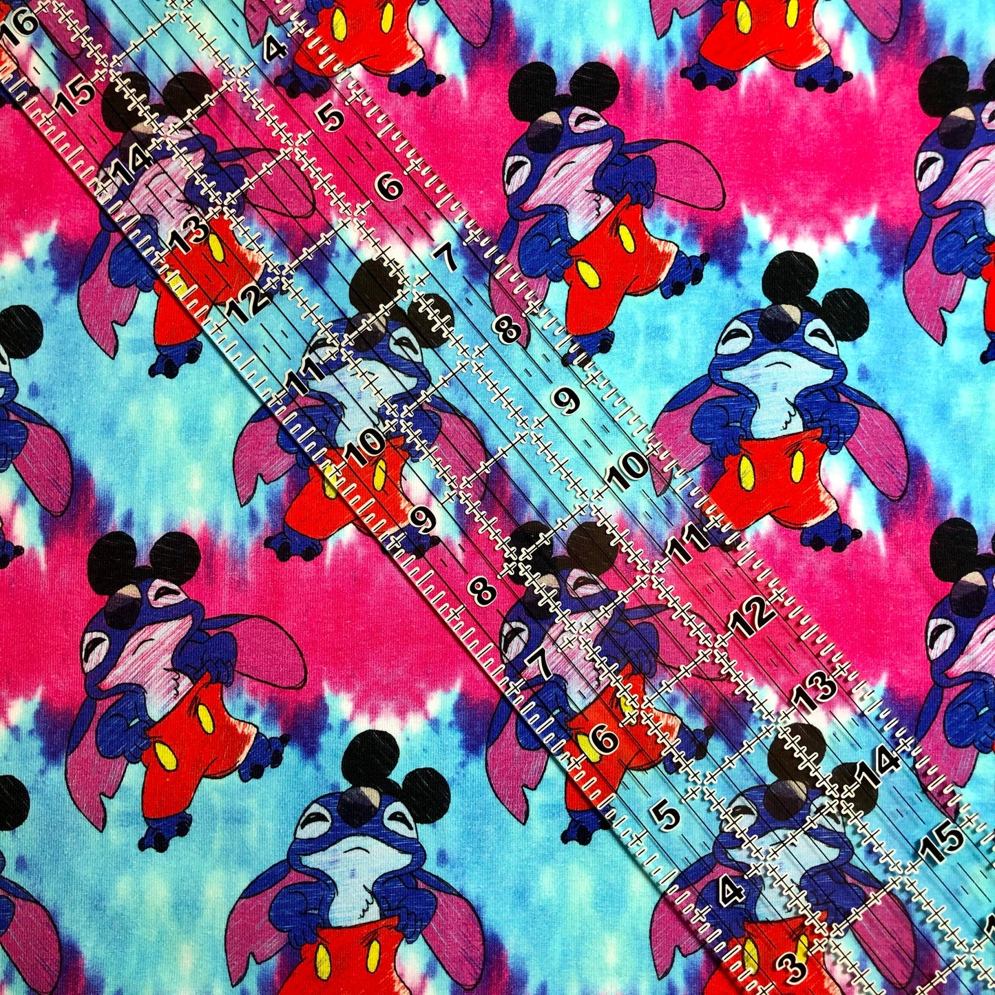 9x14 Tumbler Cut, Custom Fabric, CottonSpandex, High Quality, Mask Cut, Tumbler Fabric, Disney, Stitch, Ombré, Tie Dye, Cute