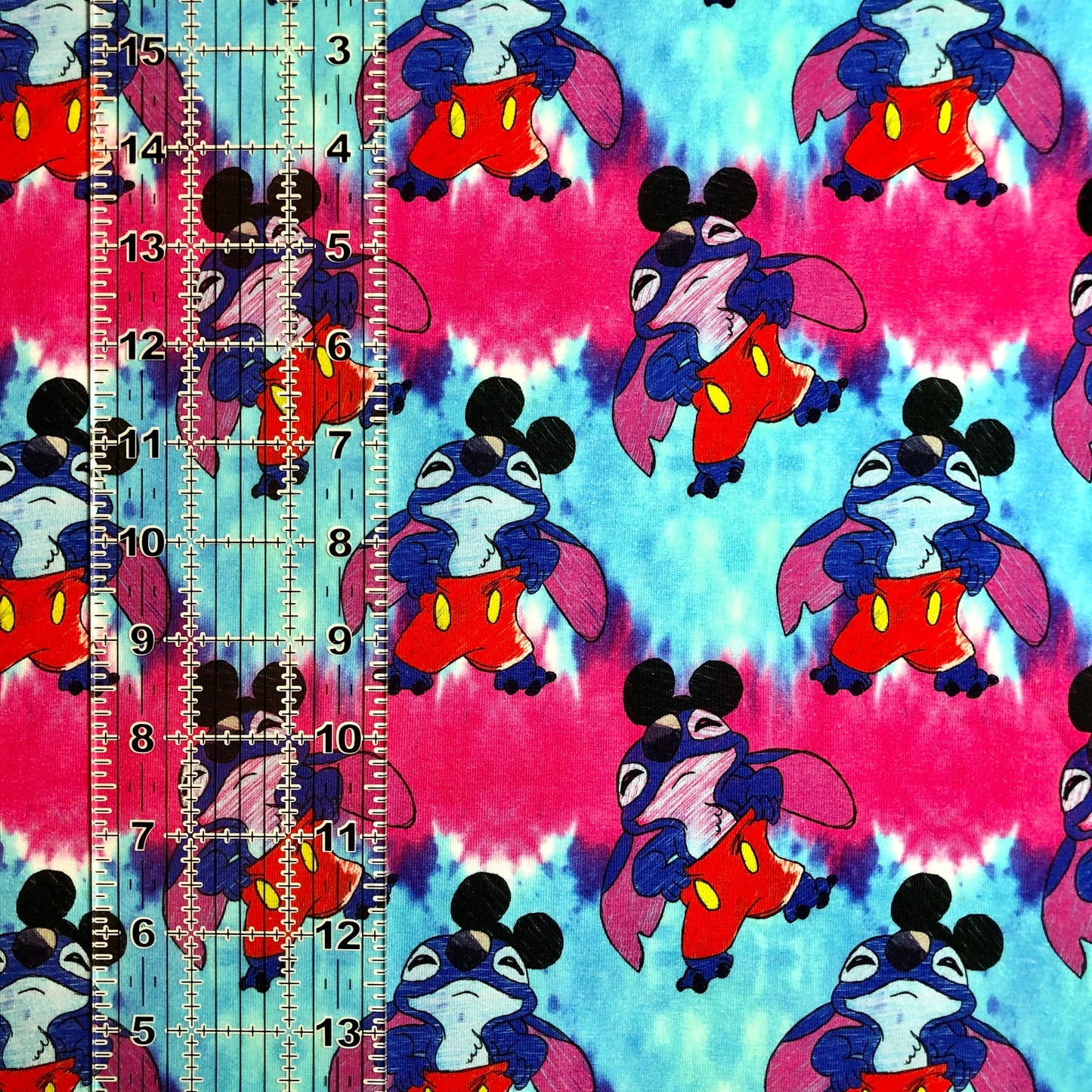 9x14 Tumbler Cut, Custom Fabric, CottonSpandex, High Quality, Mask Cut, Tumbler Fabric, Disney, Stitch, Ombré, Tie Dye, Cute