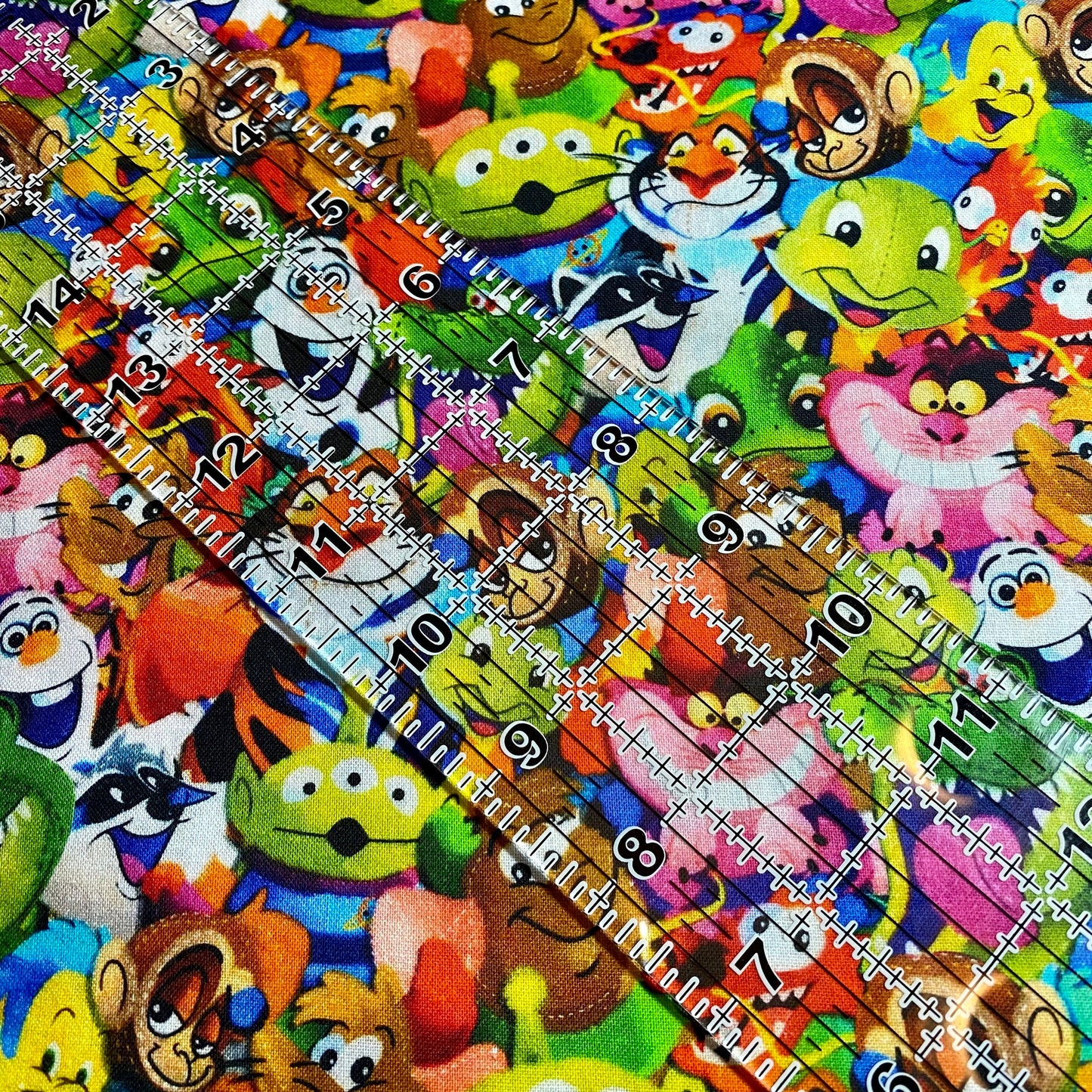 9x14 Tumbler Cut, Custom Fabric, CW Cotton Woven, High Quality, Mask Cut, Tumbler Fabric, Disney, Pets, Sidekicks, Cute