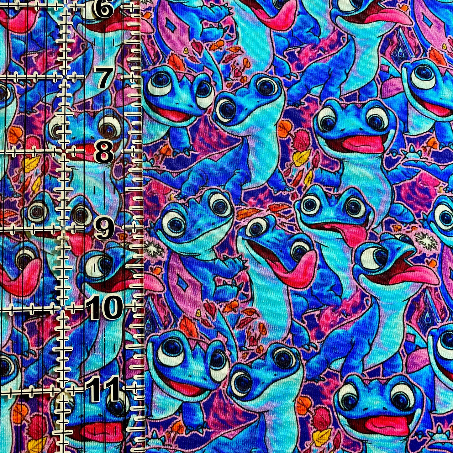9x14 Tumbler Cut, Custom Fabric, CottonSpandex, High Quality, Mask Cut, Tumbler Fabric, Frozen, Fire Spirit, Bruni, Cute, Stacked