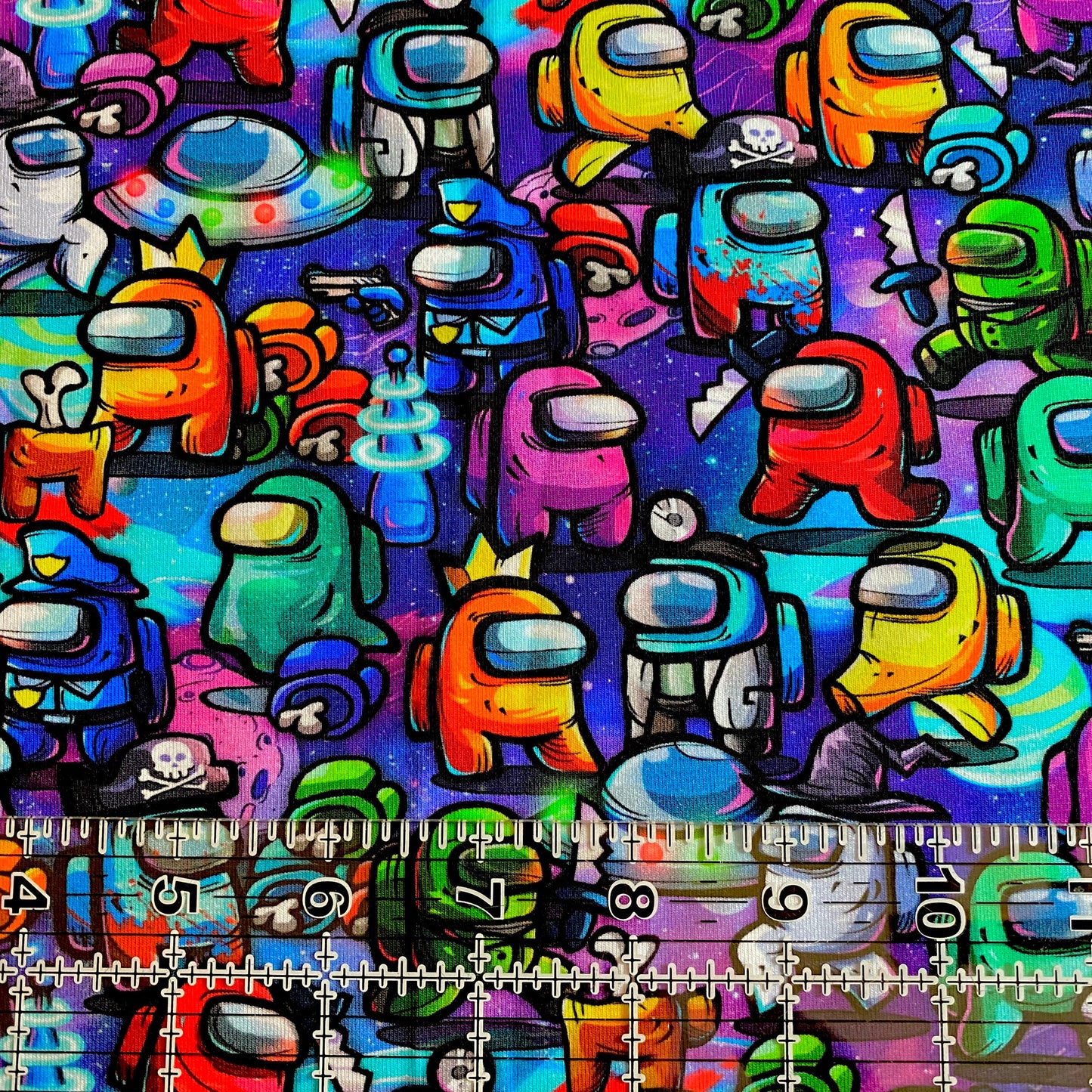 9x14 Tumbler Cut, Custom Fabric, CottonSpandex, High Quality, Mask Cut, Tumbler Fabric, Gamer, Space, Cartoon, Kids, Boy, Girl, New