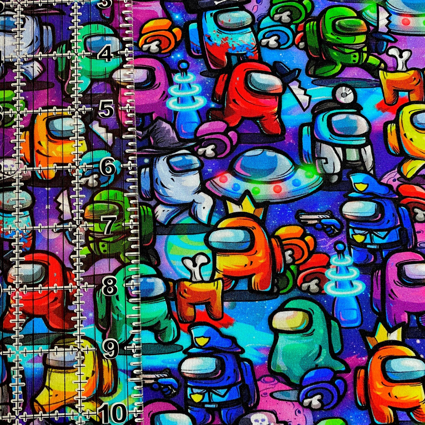 9x14 Tumbler Cut, Custom Fabric, CottonSpandex, High Quality, Mask Cut, Tumbler Fabric, Gamer, Space, Cartoon, Kids, Boy, Girl, New