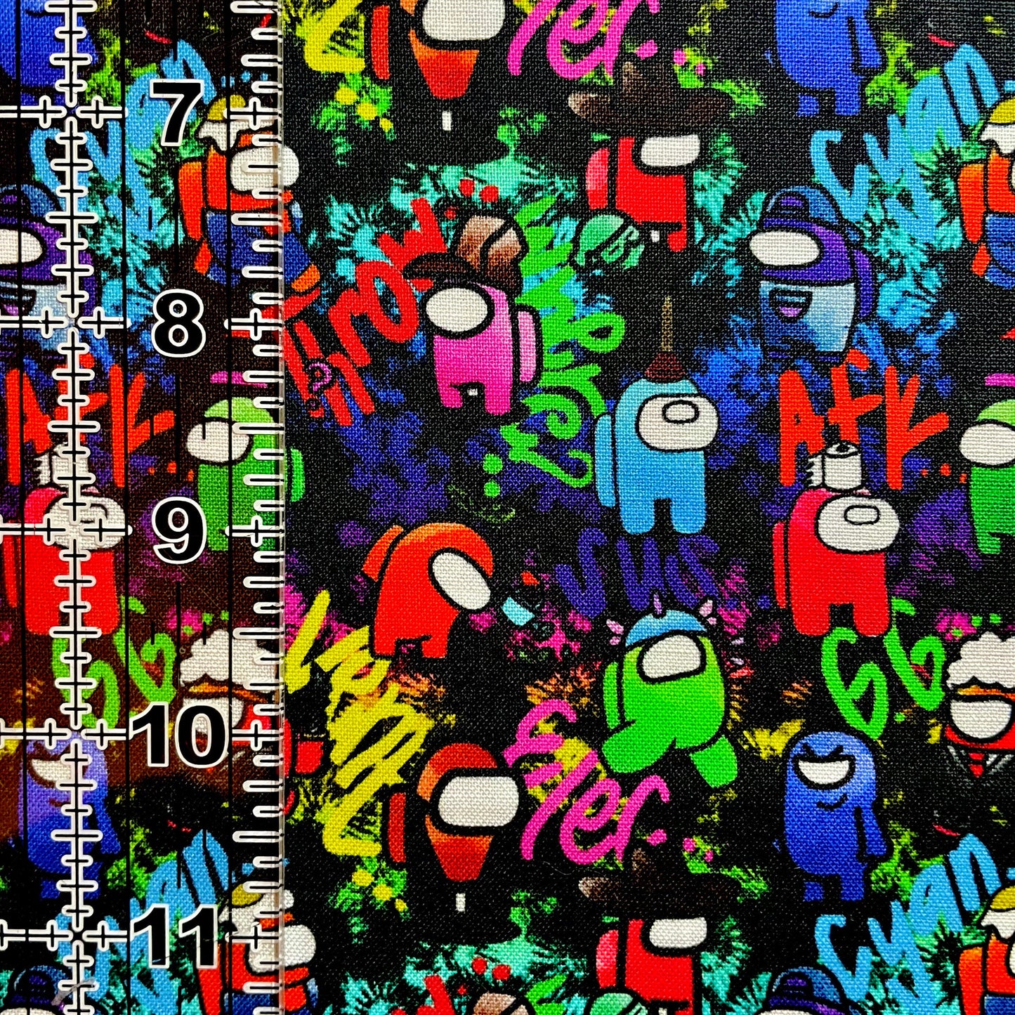 9x14 Tumbler Cut, Custom Fabric, CW Cotton Woven, High Quality, Mask Cut, Tumbler, Kids, Gamer, Video Games, Space, Galaxy, TP