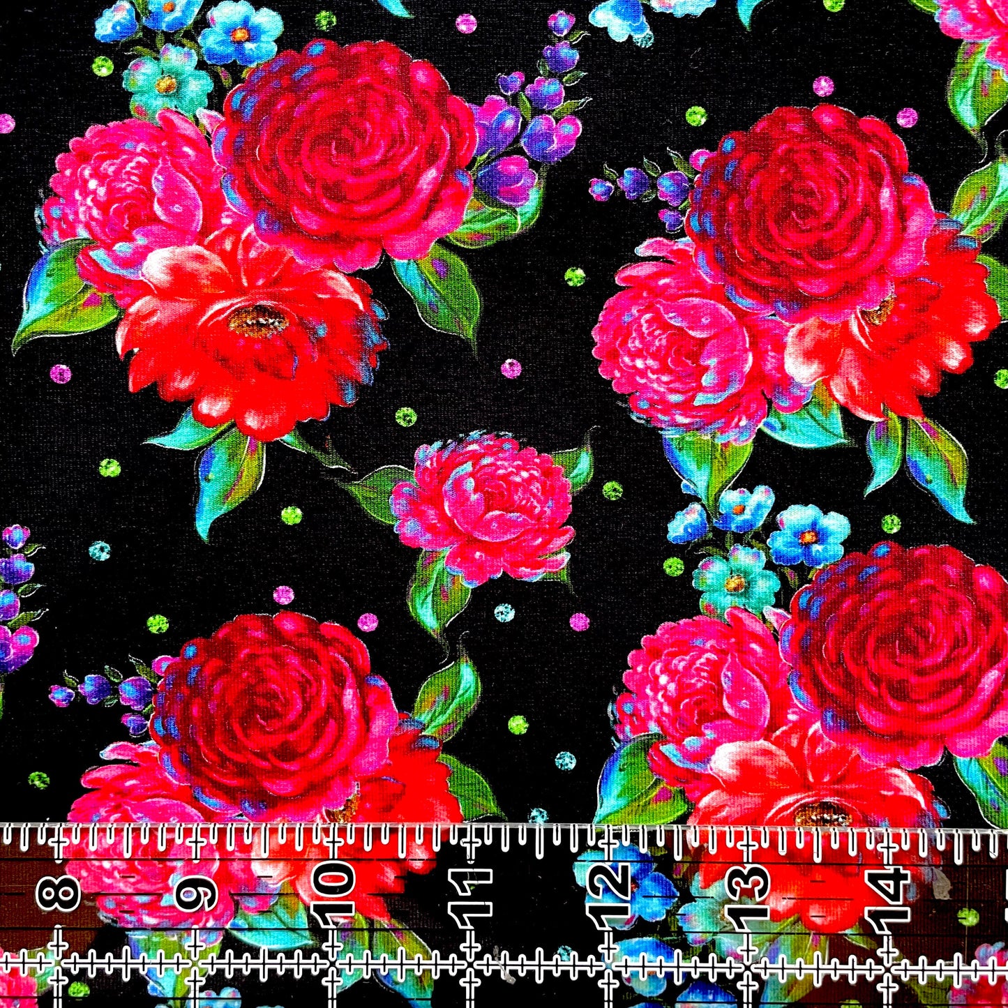 9x14 Tumbler Cut, Custom Fabric, CottonSpandex, High Quality, Mask Cut, Tumbler Fabric, Flowers, Floral, Witch, Beautiful, Girl, Gorgeous