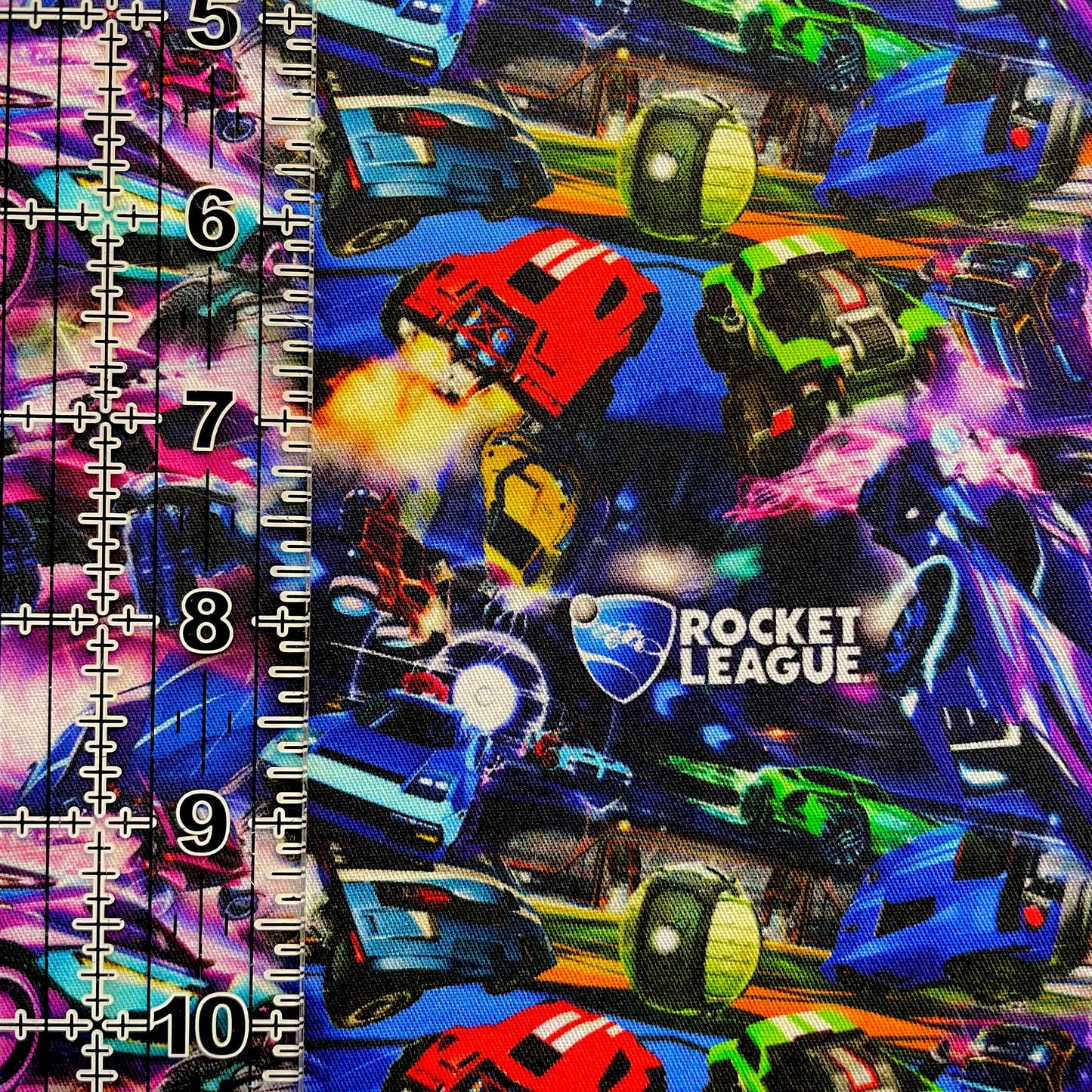 9x14 Tumbler Cut, Custom Fabric, CW Cotton Woven, High Quality, Mask Cut, Tumbler, Kids, Gamer, Video Games, Race Cars, Boys