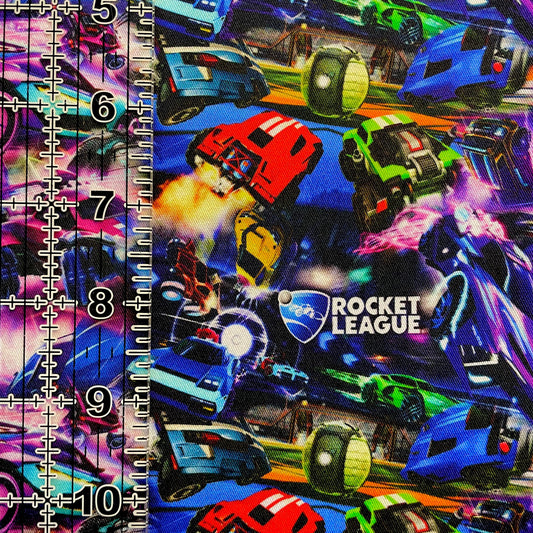 9x14 Tumbler Cut, Custom Fabric, CW Cotton Woven, High Quality, Mask Cut, Tumbler, Kids, Gamer, Video Games, Race Cars, Boys