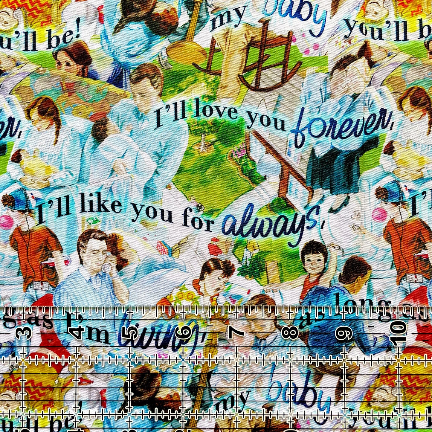 9x14 Tumbler Cut, Custom Fabric, CW Cotton Woven, High Quality, Mask Cut, Tumbler Fabric, Mother’s Love, Child, Love, Forever, Always, Book