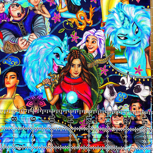 9x14 Tumbler Cut, Custom Fabric, CottonSpandex, High Quality, Mask Cut, Tumbler Fabric, Disney, Dragon, Cute, Princess, Bright