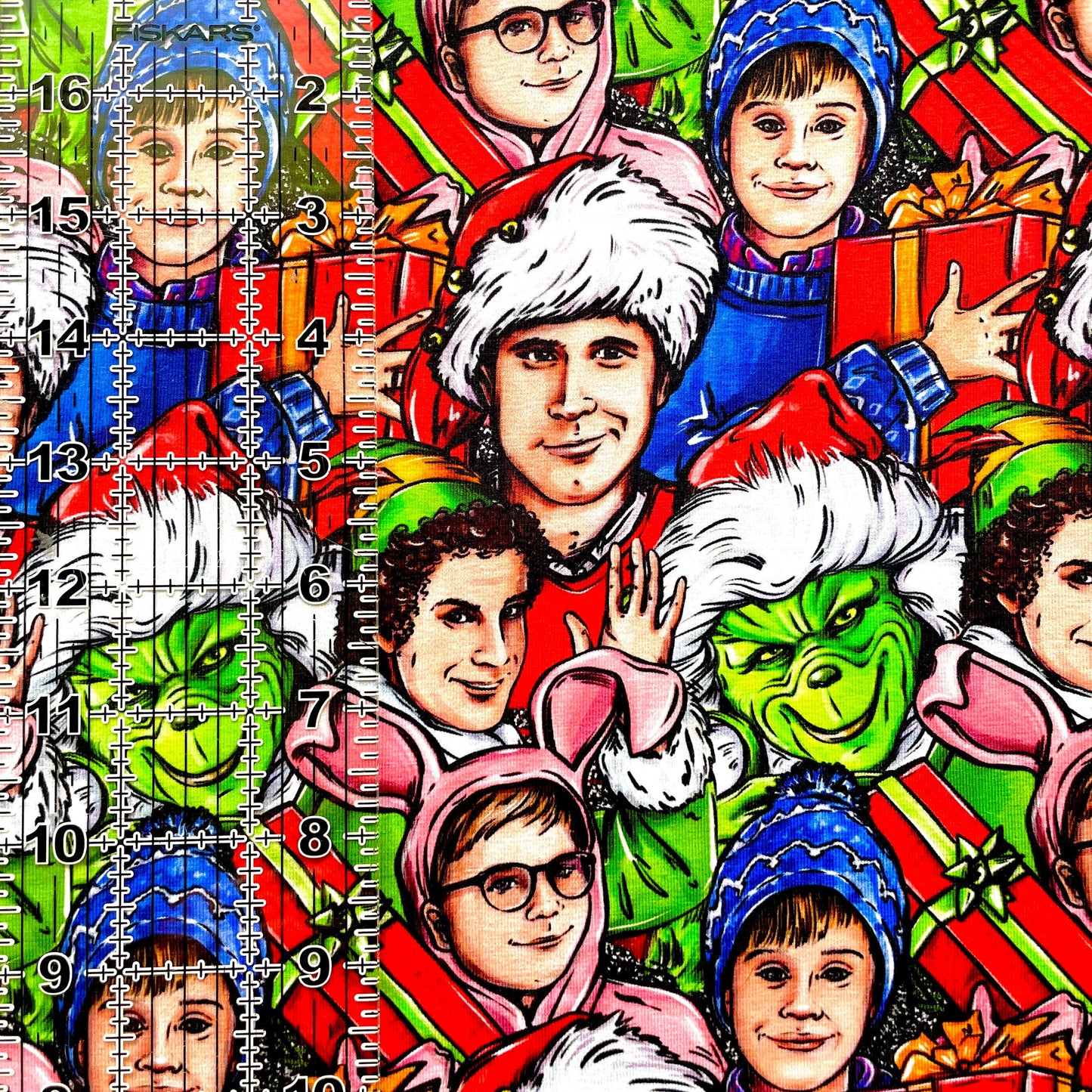 9x14 Tumbler Cut, Custom Fabric, CottonSpandex, High Quality, Mask Cut, Tumbler Fabric, Christmas, Classics, TV, Funny Movie, Xmas, Stack
