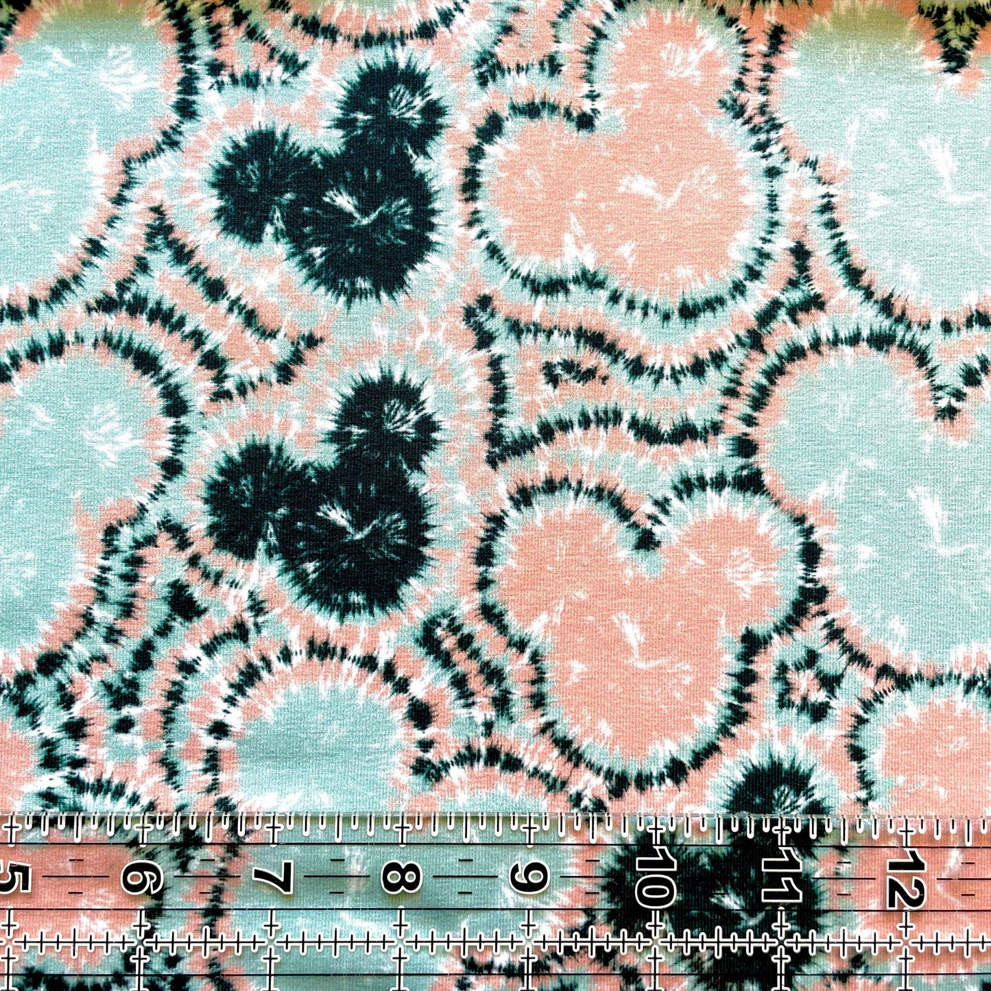 9x14 Tumbler Cut, Custom Fabric, CottonSpandex, High Quality, Mask Cut, Tumbler Fabric, Disney, Gorgeous, Minnie, Mickey Tie Dye