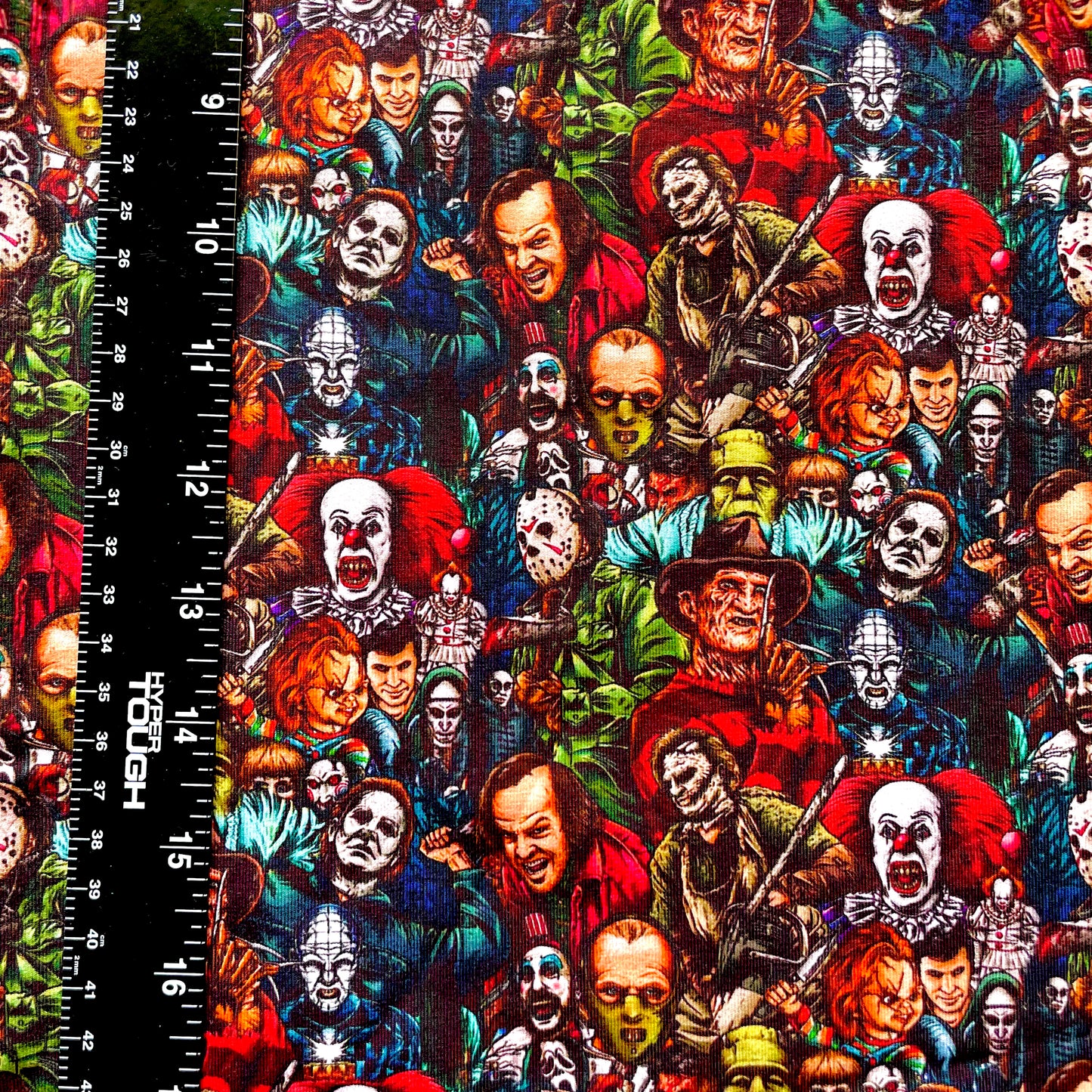 Half Yard, Horror Stack, Cotton Spandex