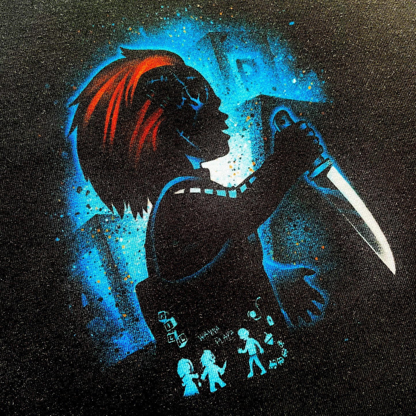 9x14 Tumbler Cut, Custom Fabric, CottonSpandex, High Quality, Halloween, Horror, Chucky, Precut