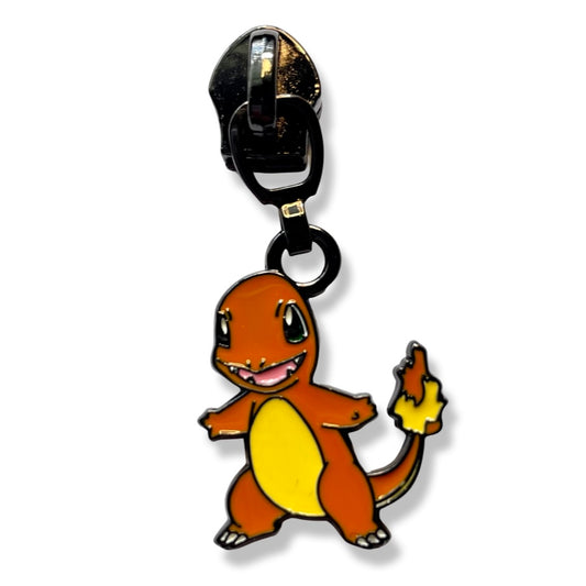 Zipper Pull, Fire Lizard